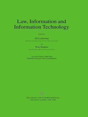 cover image of Law, Information and Information Technology